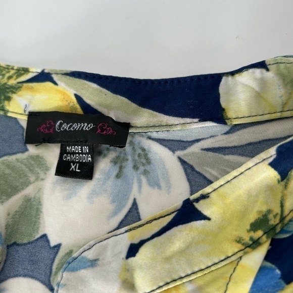 NWOT Perception Concept Floral Knit Top Size XL - Picture 3 of 8